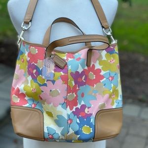 Coach Canvas Flower Purse